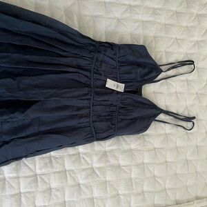 Banana Republic cotton-silk maxi dress, size:0, petite